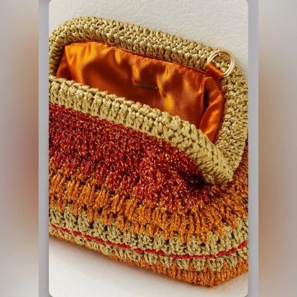 063 Free People Sweet Emotions Clutch NWOT - Picture 3 of 9